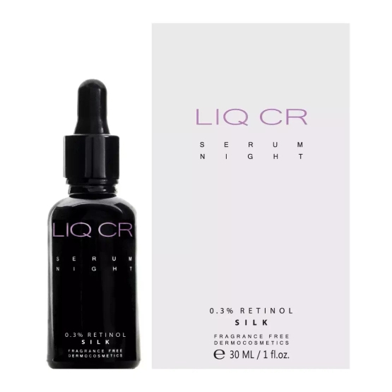 LIQPHARM LIQ CR 0.3% Retinol Silk Koncentrat intensywnie korygujący na noc 