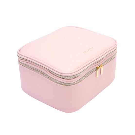 MINTI COLLECTION Large Case Light Pink Kuferek na kosmetyki
