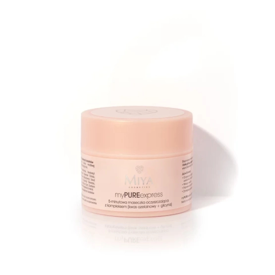 MIYA myPUREexpress 5-minutowa maseczka oczyszczająca z kompleksem [5% kwas azelainowy + glicyna]
