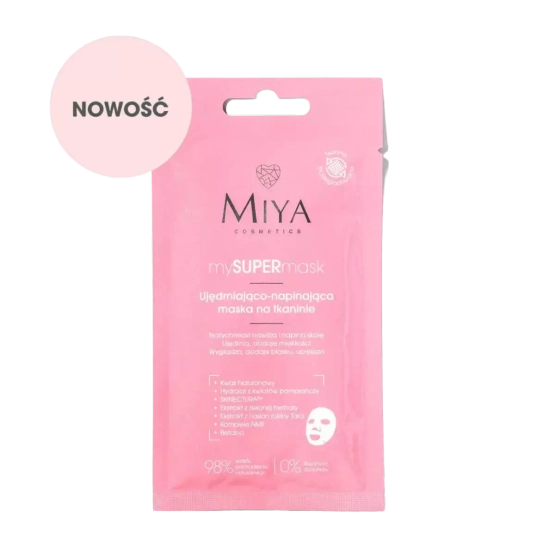 MIYA mySUPERmask Ujędrniająco-napinająca maska na tkaninie