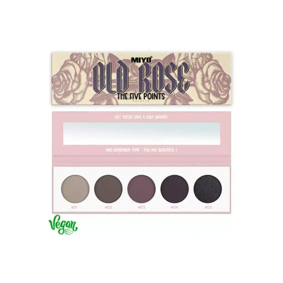 MIYO Five Points Palette Paleta cieni do powiek No. 03 Old Rose