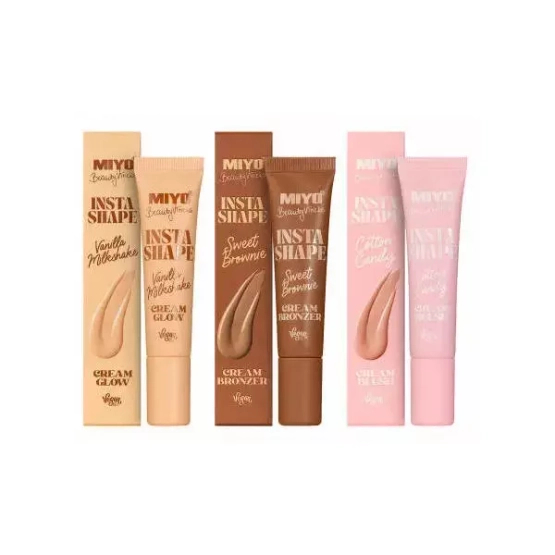 MIYO INSTA SHAPE WET CONTOURING COLLECTION VEGAN Zestaw