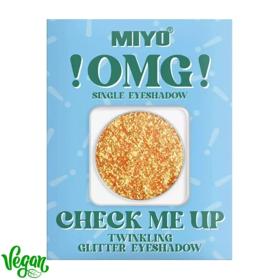 MIYO Omg! Check Me Up Twinkling Glitter eyeshadow Cień do powiek No.19 Diabetes