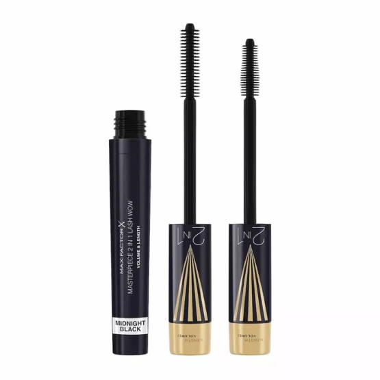 MAX FACTOR Masterpiece 2w1 Tusz do rzęs Midnight Black