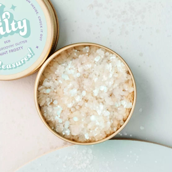 MINISTERSTWO DOBREGO MYDŁA Facegroovin's glitter Bio-brokat Mint frosty