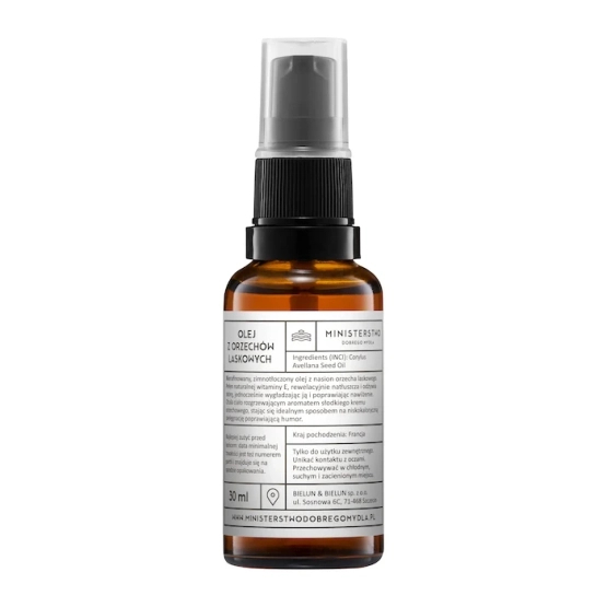 MINISTERSTWO DOBREGO MYDŁA Olej z orzecha laskowego