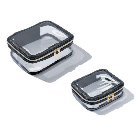 Medium Travel Bag Black + Large Travel Bag Black