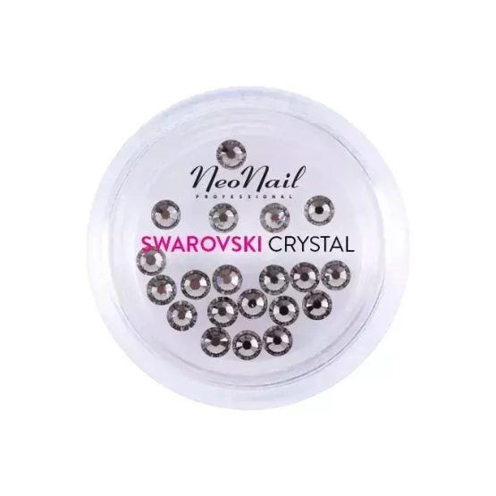 NEONAIL Cyrkonie Swarovski SS10 - Black Diamond