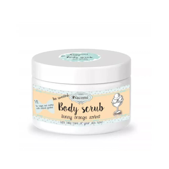 NACOMI Naturalny peeling cukrowy Pomarańczowy Sorbet