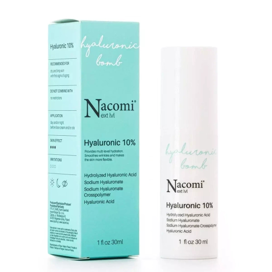 NACOMI Next Level Serum do twarzy Kwas Hialuronowy 10%