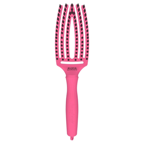 OLIVIA GARDEN Szczotka do włosów Finger Brush Amour - Hot Pink