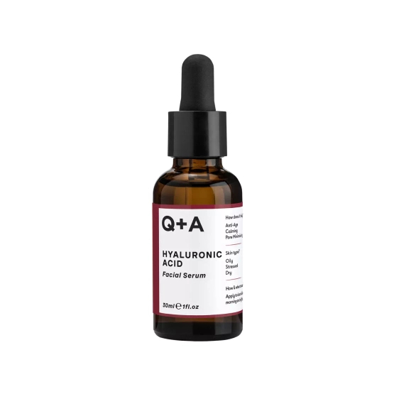 Q+A Hyaluronic Acid Facial Serum do twarzy z kwasem hialuronowym