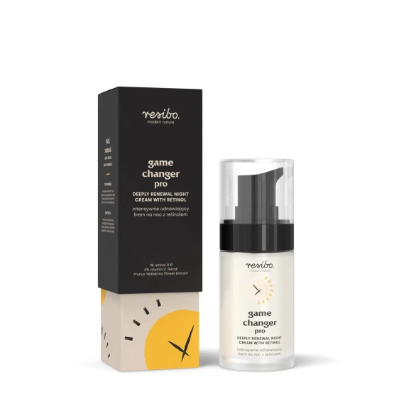 RESIBO Game Changer Pro intensywnie odnawiający krem na noc z retinolem