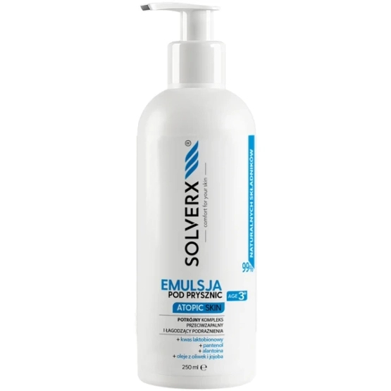 SOLVERX Emulsja pod prysznic ATOPIC SKIN
