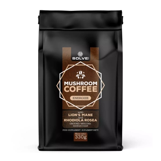 Dla funkcjonujących na najwyższych obrotach: Mushroom Coffee Lion’s Mane + Rhodiola