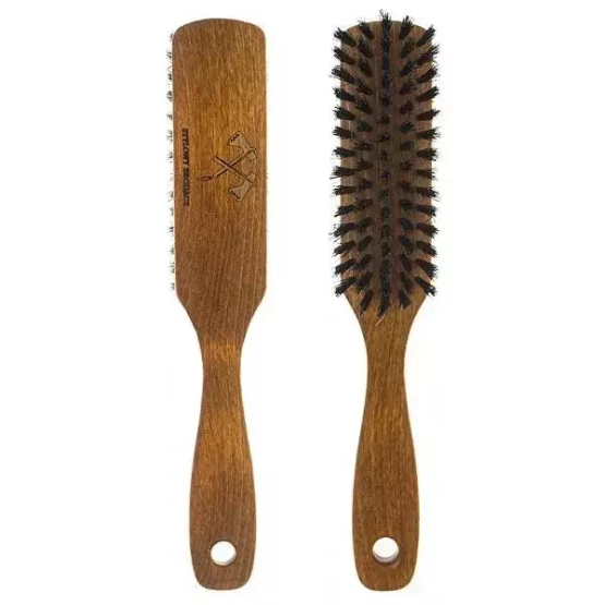 STYLOWY BRODACZ Szczotka do brody z długą rączką