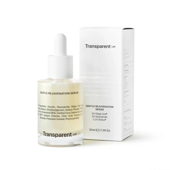 TRANSPARENT LAB Gentle rejuvenation serum – Serum przeciwstarzeniowe z retinolem