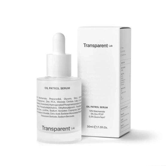 TRANSPARENT LAB OIL PATROL SERUM – SERUM MATUJĄCE DO SKÓRY TŁUSTEJ I MIESZANEJ