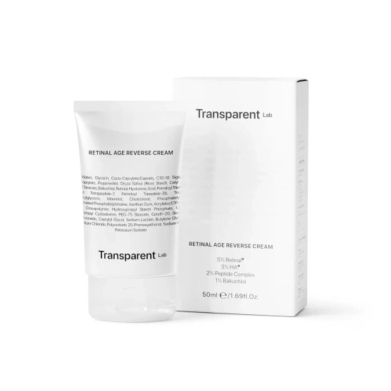 TRANSPARENT LAB RETINAL AGE REVERSE CREAM – PRZECIWSTARZENIOWY KREM Z RETINALEM