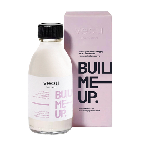 Veoli Botanica Build Me Up Nawilżająco-odbudowujący tonik z ceramidami i kwasem hialuronowym 150ml