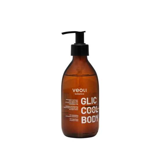 VEOLI BOTANICA Glic Cool Body Złuszczająco- regulujący żel do mycia ciała