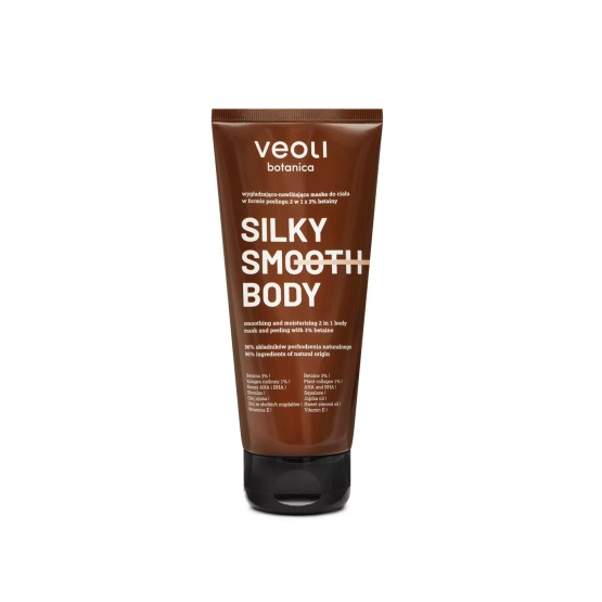 #4 Veoli Botanica Silky Smooth Body Wygładzająco- nawilżająca maska do ciała w formie peelingu