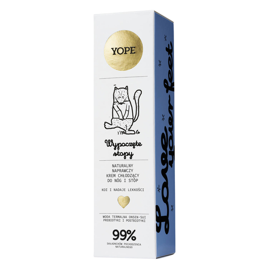 #6 Yope Love your feet Naturalny naprawczy krem chłodzący do nóg i stóp