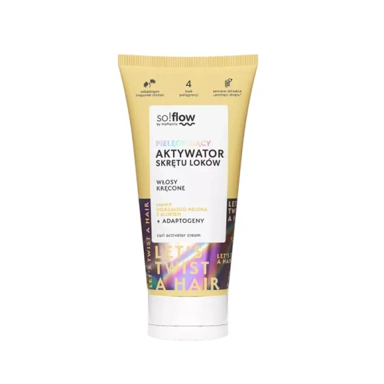 SO!FLOW Pielęgnujący aktywator skrętu loków do włosów kręconych